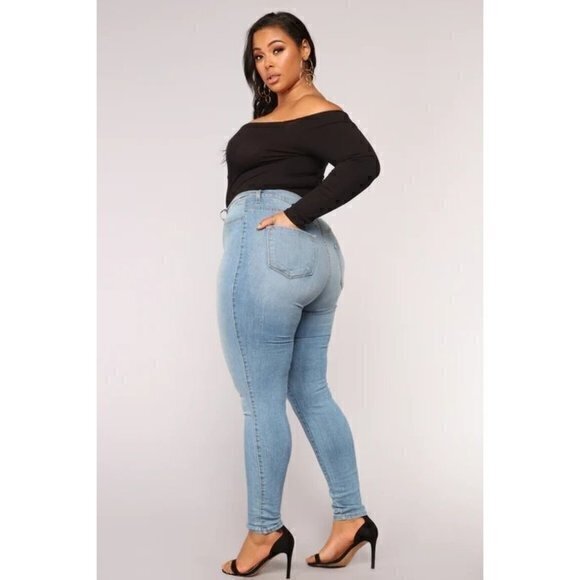 Fool In‎ Love Off Shoulder Bodysuit Black Size 2X RefFNB - Picture 6 of 16